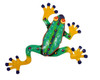 Tropical Green Tree Frog Tiki Decor Haitian Metal Art M Color G