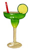 Tropical  Margarita Drink Tiki Bar Haitian Metal Art Wall Decor