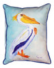 Coastal King Pelican 16 x 20 Inch Large Indoor Outdoor Pillow Betsy Drake Design
