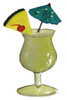 Pina Colada Tropical Drink Haitian Metal Art Wall Decor