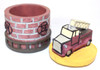 Fire Truck Firefighter Fireman Hero Lift Off Lid Trinket Box