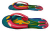Tropical Beach Flip Flop Pair of Sandals Seahorse Hatian Wall Decor Set Color B