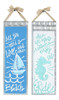 All You Need is Love and When Life Makes Waves Tin Nautical Wall Signs Set of 2