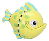 Yellow Blue Green Funny Fish Wall Hanging Resin Plaque Decor