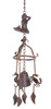 Mermaid Crab Seahorse Bell Wind Chimes Antiqued Finish