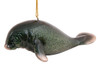 Manatee Gentle Sea Giant Painted Resin Christmas Holiday Ornament