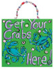 Get Your Blue Crabs Here Beaded Sign Fun Wall Decor Plaque