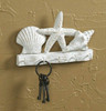 Tropical Starfish Seashells Metal Wall Key Hook Hanger