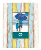 Coastal Shorelines Blue White Yellow Washed Wood 4 X 6 Inch Photo Frame Prinz