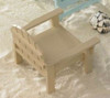 Wooden Tan Beach Chair Paper Cocktail Napkin Holder