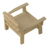 Wooden Tan Beach Chair Paper Cocktail Napkin Holder