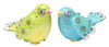 Green and Blue Bird Salt and Pepper Shakers Set