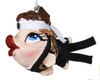 Martial Arts Kissing Fish Holiday Ornaments Set of 2 Katherines Collection