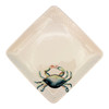 Coastal Maryland Blue Crab 9 Inch Square Ceramic Plate Serving Platter