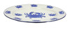 Chesapeake Bay Maryland Blue Crab Porcelain Serving Platter