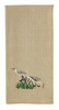 Seagulls Coastal Birds Embroidered Kitchen Towel 28 Inches