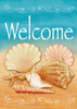 Beach Welcome Shells Starfish Summer Fun Garden Flag 18 Inches