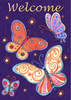 Nightflight Butterflies Butterfly Standard House Size Flag