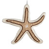 Bahamas Beaded Starfish 6 Inch Fabric Christmas Holiday Ornament