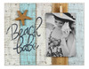 Beach Babe Clip Photo Frame Painted Wood 4X6 Inch Picture