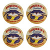 Crab Shack Fisherman's Festival 8 Inch Melamine Plates Set of 4