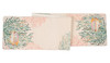 Oceanaire Fish Swimming in Coral Ribbon Art Table Runner 72 Inches