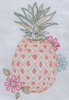 Pineapple Embroidered Flour Sack Kitchen Towel Cotton
