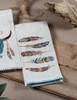 Southwestern Flair Adobe Feathers Kitchen Flour Sack Towel Cotton