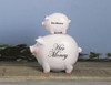 His Money and Her Money Stacked Pigs Piggy Bank Ceramic 8.5 Inches