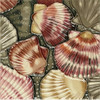 Coastal Scallop Seashells 8X8 Inch Ceramic Tile