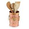 Mud Pie Utensil Caddy Kitchen Decor Copper and Brass 6.5 Inches