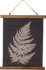 Primitives by Kathy Single Fern Leaf Botanical Canvas Wall Plaque 19.5 Inches