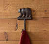 Park Designs Brown Bear Single Wall Hook Cast Iron 8.25 Inches