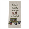 Park Designs Youre At the Lake Leave Your BS in the Car Embroidered Dish Towel