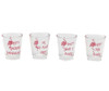 Dennis East Pink Flamingo Whimsical Flock Shot Glasses Set of 4