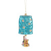 Beachcombers Mens Bathing Suit Board Shorts Christmas Holiday Ornament Glass