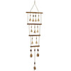 Midwest CBK Tiered Windchimes with Beads and Golden Bells Iron