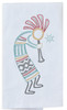 Kay Dee Southwest Craze Kokopelli Embroidered Flour Sack Kitchen Towel