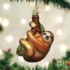 Old World Christmas Sloth Holiday Ornament Glass