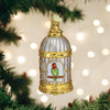 Old World Christmas Vintage Inspired Bird Cage Holiday Ornament Glass