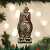 Old World Christmas Vintage Inspired Wise Old Owl Holiday Ornament Glass
