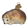 Old World Christmas Vintage Inspired Hedgehog Woodland Holiday Ornament Glass