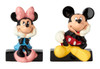 Mickey and Minnie Mouse Salt and Pepper Shakers Licensed Ceramic