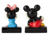 Mickey and Minnie Mouse Salt and Pepper Shakers Licensed Ceramic