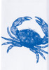 Kay Dee Blue Crab Printed Flour Sack 27 Inch Kitchen Dish Towel