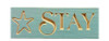 Stay Salty Starfish Routed Barnwood Wall Sign 23.75 Inches