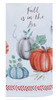 Fall Blessings Fall In the Air Pumpkins  Dual Purpose Kitchen Dish Terry Towel