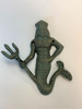 King Neptune Wall Hooks Set of 2 Cast Iron 6.75 Inches