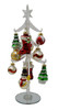 Clear Christmas Holiday Tree Classic with 12 Ornaments Set 10 Inches