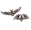 Katherine's Collection Batty Brunhilda Halloween Holiday Ornaments Set of 2